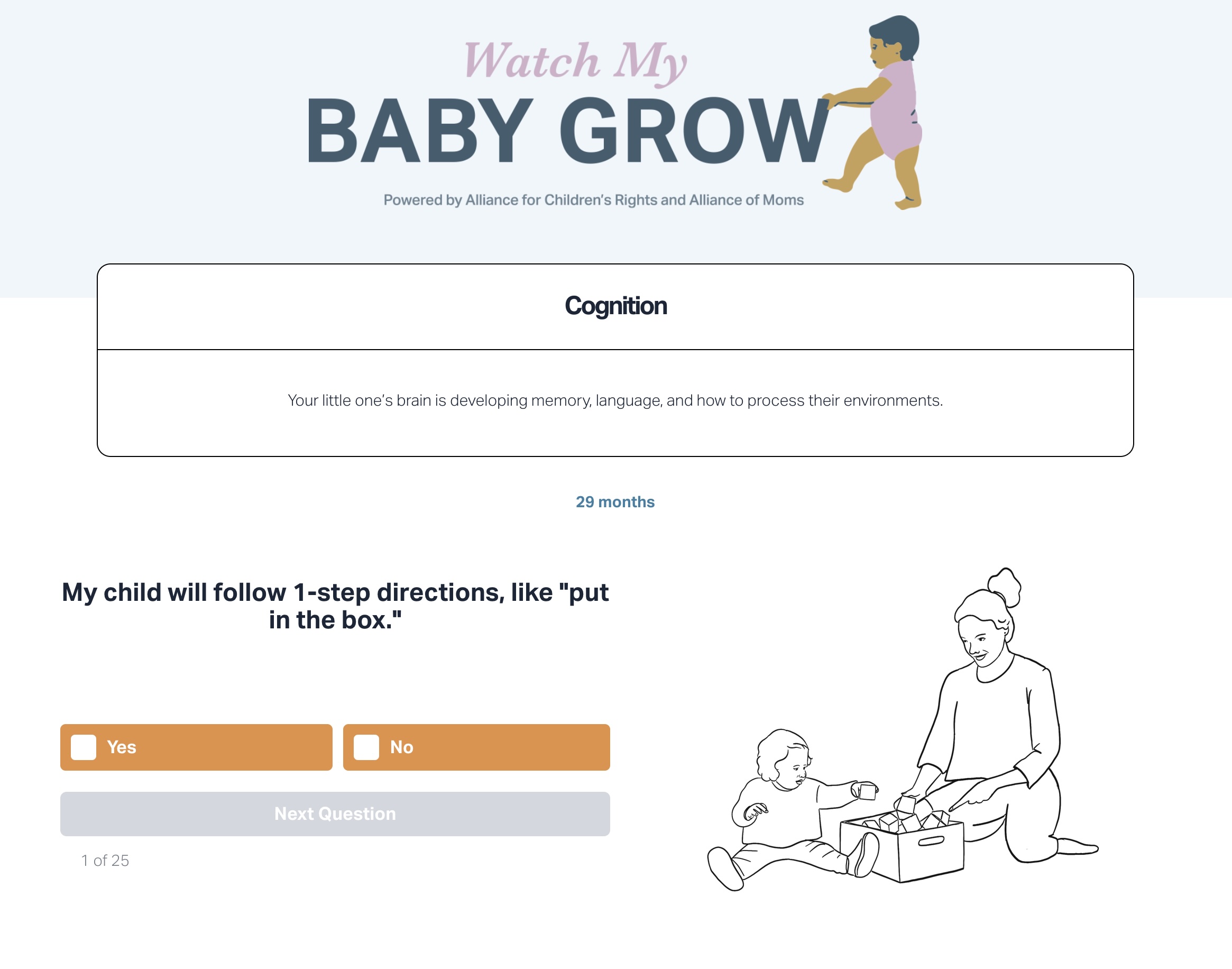 Watch My Baby Grow Screenshot